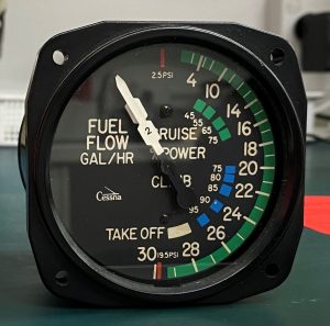 (Q1) Fuel Flow Indicator Garwin  