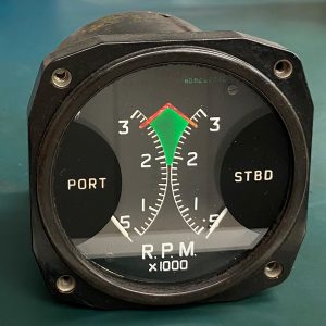 (QS1) Dual tachometer, S128-5-139, Sangamo Weston Ltd. 