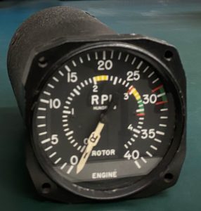 (Q8) Dual tachometer, 8DJ19ACV-3, Type E-18, General Electric