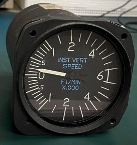 (Q12) Instantaneous Vertical Speed Indicator (IVSI), C661006-0101, 30260-1117, Aerosonic Corporation