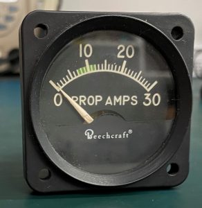 (Q7) Propeller Ammeter, A11-57-5, 90-380007-5, Hickok Electrical Inst.Co