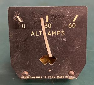 (Q7) Alternator Amp Gauge, 4404-1-163/3, 819482, Stewart-Warner