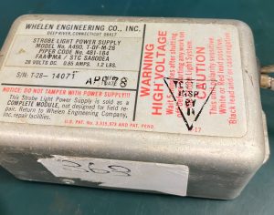(Q11) Strobe Light Power Supply, A490.T-DF-M-28, 481-184, Whelen Engineering
