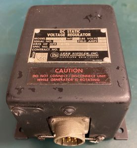 (Q14) DC Static Voltage Regulator, 51565-000, Lear Siegler Inc.