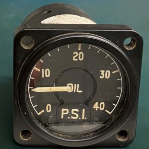 (Q13) Oil Pressure Gauge, BE-78226, S63-4-1176T, Sangamo Weston Ltd