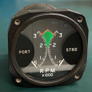 (QS1) Dual tachometer, S128-5-139, Sangamo Weston Ltd.