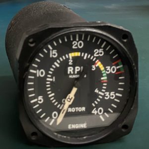 (Q8) Dual tachometer, 8DJ19ACV-3, Type E-18, General Electric