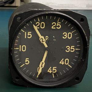 (Q8) Dual indicator tachometer, AN5530-2-12, Chicago Flexible Shaft Co.