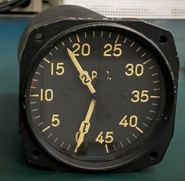 (Q8) Dual indicator tachometer, AN5530-2-12, Chicago Flexible Shaft Co.