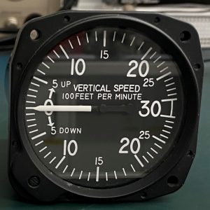 (Q12) Vertical Speed Indicator (VSI), 7030, United Instruments Inc.