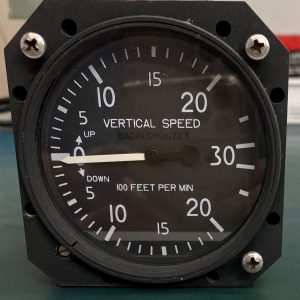 (Q12) Vertical Speed Indicator (VSI), 38210-394, Badin-Crouzet