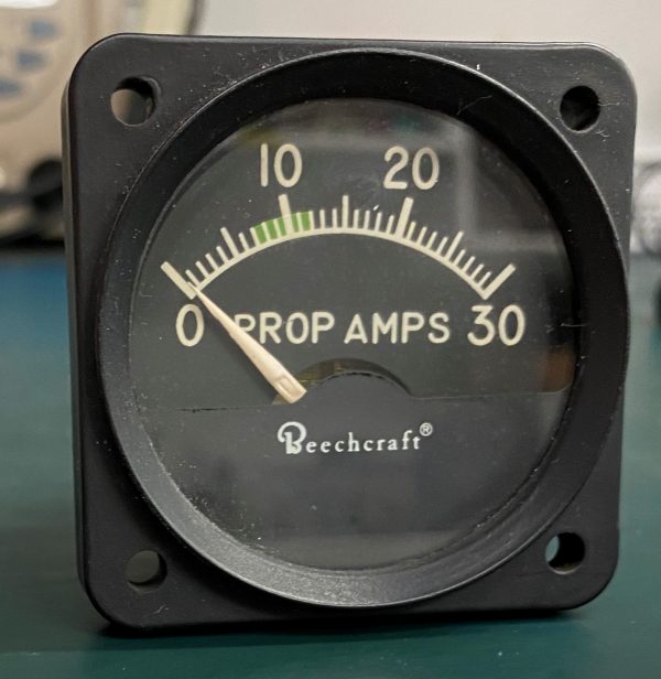 (Q7) Propeller Ammeter, A11-57-5, 90-380007-5, Hickok Electrical Inst.Co