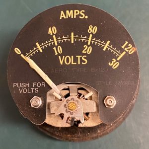 (Q7) 0-30 V, 120 Amps Volt Ammeter