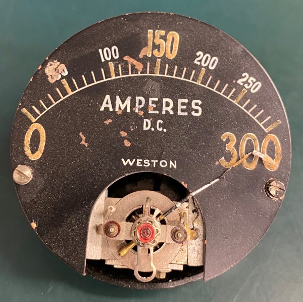 (Q7) 0-300 Amps DC Ammeter, Weston