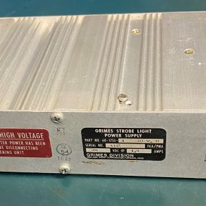 (Q11) Strobe Light Power Supply, 60-1755, Grimes Division