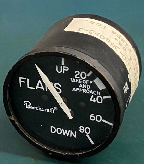 (Q16) Flap Position Indicator, 100-384053-1, 557-1, Instruments Inc.