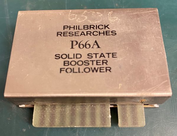 (Q14) Solid State Booster Follower, P66A, Philbrick Researches