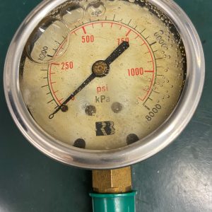 (Q16) Liquid Filled Pressure Gauge, L63MMX8000KPA/PSI/1/4BSPTLM, 1614350