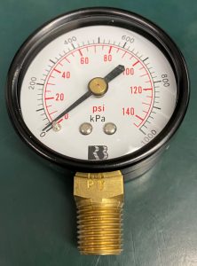 (Q16) Pressure Gauge, 50MMX1000KPA/PSI1/4BSPTLM, 1611300