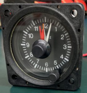 (Q15) Aircraft Clock, D1-312-5038, 99500-ELT, Mitchell