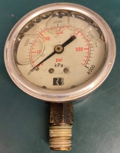 (Q16) Liquid Filled Pressure Gauge, L63MMX4000KPA/PSI1/4BSPTLM