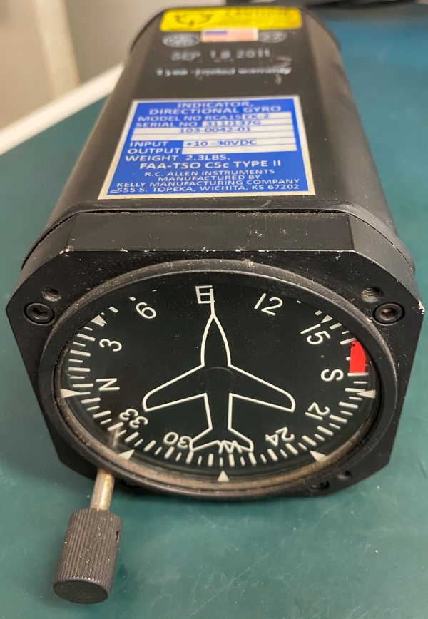 (Q29) Directional Gyroscopic Indicator, RCA15EK-2, 103-0042-01, Kelly Manufacturing Co.