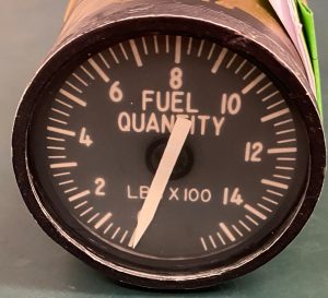 (QS2) Fuel Quantity Indicator, 393008-040, Simmonds Precision