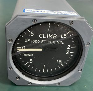 (Q12)  Vertical Speed Indicator, RC-20-1LB, Aerosonic Corporation