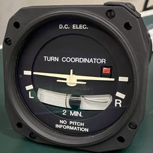 (QS2) Turn Co-ordinator, S3291-1, 1394T100-10RZ, Electric Gyro. Corp.