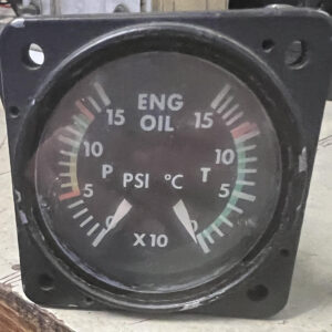 (Q13) Dual Oil Temperature Pressure Indicator, 206-075-1817-1, 9009-3003, Insco