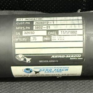 (Q13) Interturbine Temperature Indicator, 2606012-1, 5802-01, Aero-Mach Labs