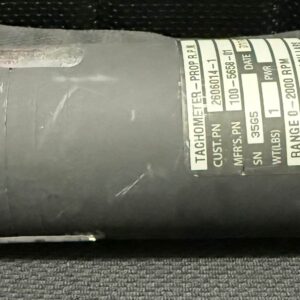 (Q8) Tachometer-Prop RPM, 2606014-1, 100-5658-01, Aero Mach Labs
